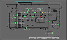 Ekran panelu operatorskiego systemu detekcji CO