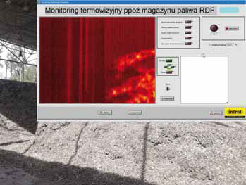 Ciągły, automatyczny, 24/7 monitoring termowizyjny magazynu RDF