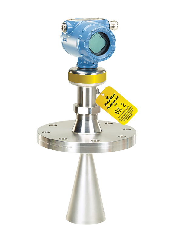 Rysunek 3
Sonda radarowa poziomu Rosemount 5408
z SIL 2
